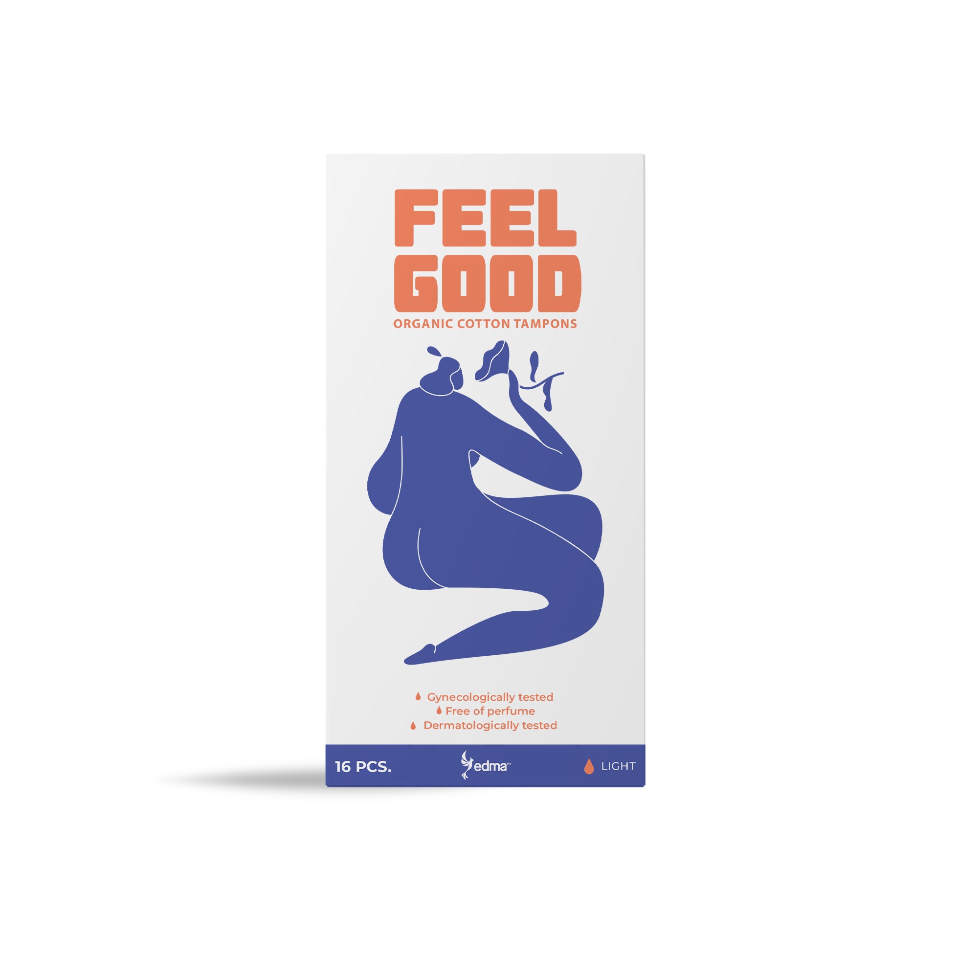 Feel Good Organic Cotton Digital Tampon Light Flow edma